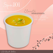 Load image into Gallery viewer, Disposable Soup Bowls Set 100pc Paper Bowls Bulk 12oz Food Containers