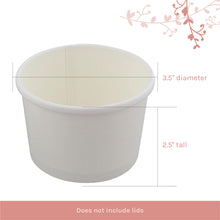 Load image into Gallery viewer, 8 Ounce Storage Containers – 100 Pack Disposable Soup Containers