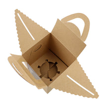 Load image into Gallery viewer, Single Cupcake Holders - 100 Pk Individual Cupcake Boxes with Inserts