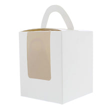Load image into Gallery viewer, Single Cupcake Holders - 50 Pk Individual Cupcake Boxes with Inserts