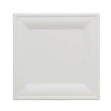 Load image into Gallery viewer, Bagasse Plates Compostable Plates 8 Inch White Paper Plates 100pk