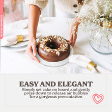 Load image into Gallery viewer, Round Cake Boards Bulk 12pk - 10 Inch Cake Drum White Pleated Edge