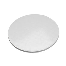 Load image into Gallery viewer, Round Cake Boards Bulk 12pk - 12 Inch Cake Drum White Wrapped Edge