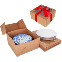 Load image into Gallery viewer, Spec101 Square Cake Boxes with Window - 10pk Cake Boxes and Cake Board