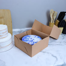 Load image into Gallery viewer, Spec101 Square Cake Boxes with Window - 10pk Kraft Brown Cake Boxes