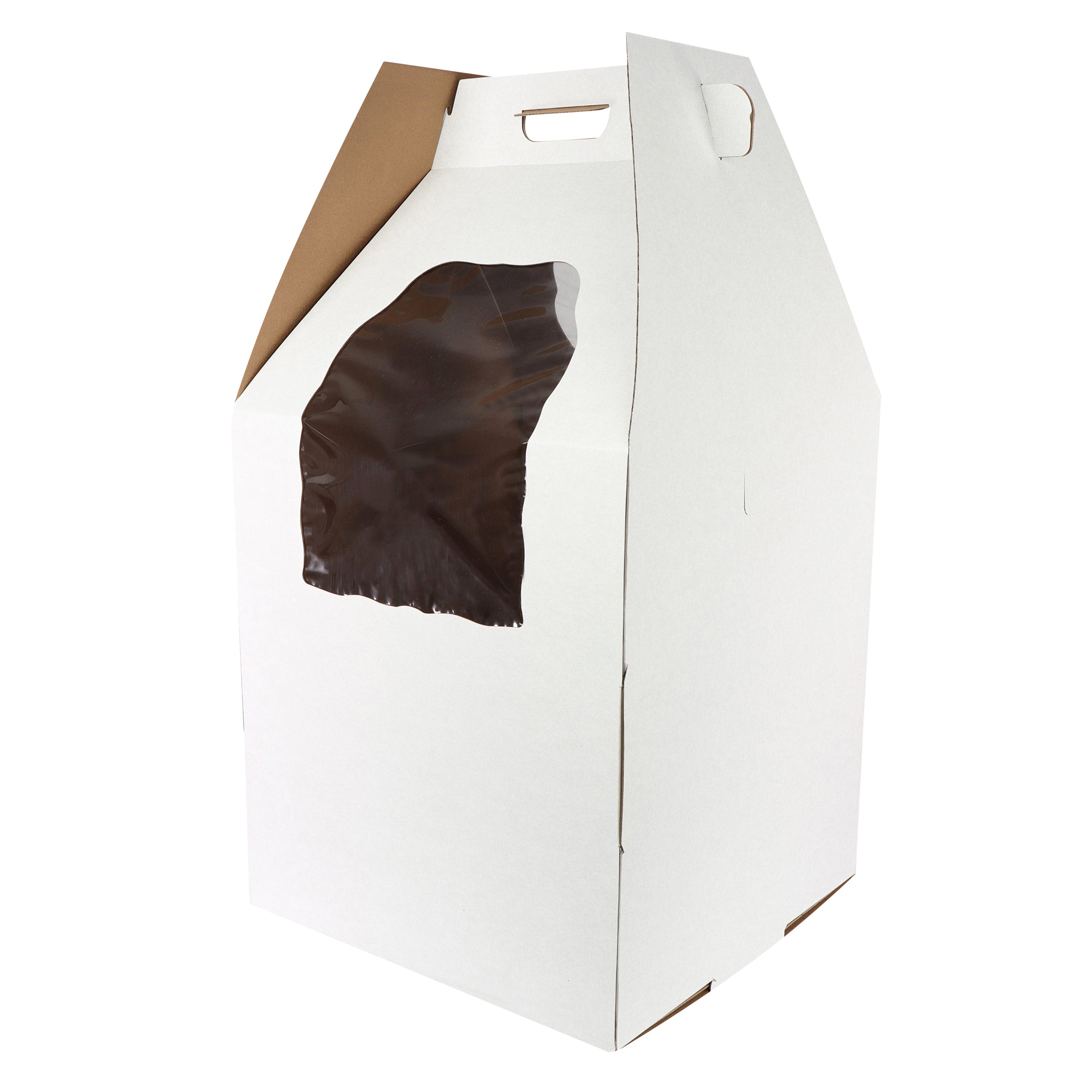 Disposable Cake Carrier with Window Tall Cake Box 10pk for Tier Cakes ...