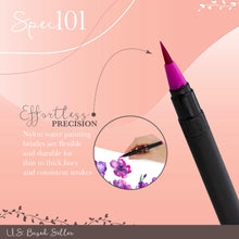 Load image into Gallery viewer, Watercolor Pens Brush Set - 24 Watercolor Brush Markers and Blend Pens