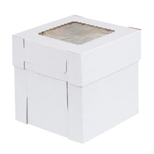 Load image into Gallery viewer, Cake Boxes with Window 8 x 8 x 8 Inch - 60pk Pastry Boxes and Lids