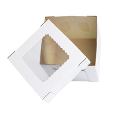 Load image into Gallery viewer, Cake Boxes with Window 8 x 8 x 8 Inch - 60pk Pastry Boxes and Lids