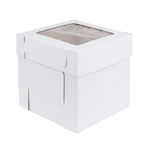 Load image into Gallery viewer, Cake Boxes with Window 10 x 10 x 10 Inch - 60pk Pastry Boxes and Lids
