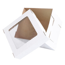Load image into Gallery viewer, Cake Boxes with Window 10 x 10 x 10 Inch - 60pk Pastry Boxes and Lids