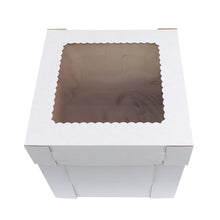 Load image into Gallery viewer, Cake Boxes with Window 10 x 10 x 10 Inch - 60pk Pastry Boxes and Lids
