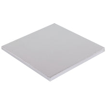 Load image into Gallery viewer, Cake Board 10 Inch Silver Square Flower Pattern Cake Board Drum 6pk