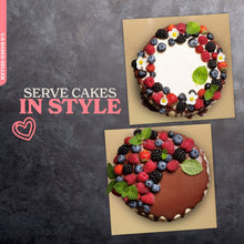 Load image into Gallery viewer, Cake Board 10 Inch 6pk Gold Cake Drum Floral Square Wrapped Cake Base