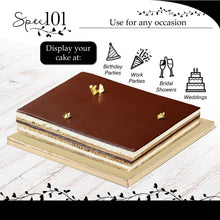 Load image into Gallery viewer, Cake Board 10 Inch 12pk Gold Cake Drum Cake Stands for Dessert Table