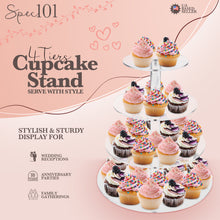 Load image into Gallery viewer, Acrylic Cupcake Stand for 40 Cup Cakes, 4 Tiered Dessert Stand Display