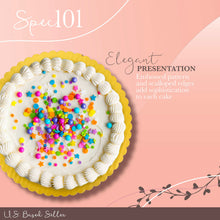 Load image into Gallery viewer, Round Cake Boards Bulk 20pk - 12 Inch Cake Drum Gold Scalloped Edge