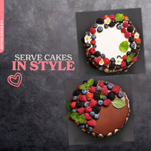 Load image into Gallery viewer, Square Cake Boards Bulk 12pk - 12 Inch Cake Drum Black Pleated Edge