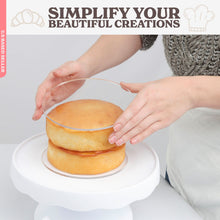 Load image into Gallery viewer, Acrylic Cake Disc 6.5in 2 Pack - Round Acrylic Disc Set - 1/8in Thick