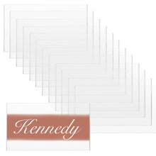Load image into Gallery viewer, Acrylic Place Cards - 2 x 3.5IN Rectangle Acrylic Blanks, 50Pc