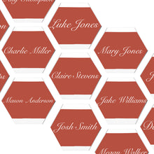 Load image into Gallery viewer, Acrylic Place Cards - 2 x 3.5IN Hexagon Acrylic Blanks, 80Pc