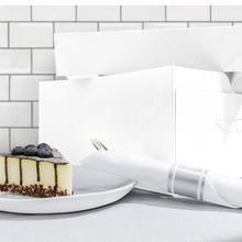 Load image into Gallery viewer, Cake Boxes with Window 25-Pack 12” x 12” x 6” Inch White Bakery Boxes