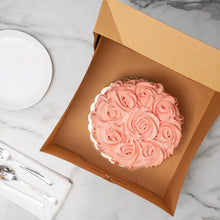Load image into Gallery viewer, Cake Boxes with Window 25-Pack 12” x 12” x 6” Inch Brown Bakery Boxes