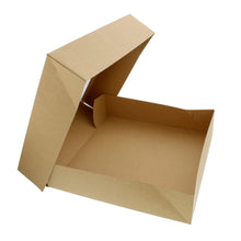 Load image into Gallery viewer, Popup Pie Boxes with Window 10” Brown Bakery Boxes Pie Containers 15pk