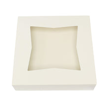 Load image into Gallery viewer, Popup Pie Boxes with Window 10” White Bakery Boxes Pie Containers 15pk