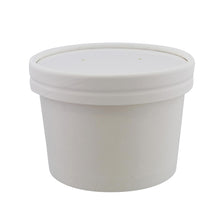 Load image into Gallery viewer, 8 Ounce Cups with Lids – 50 Pack Disposable To Go Containers with Lids