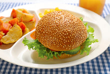 Load image into Gallery viewer, Biodegradable Bagasse Plates - 10in Sugarcane Dinner Plates, 500pk