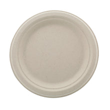 Load image into Gallery viewer, Bagasse Compostable Plates - 7in Sugarcane Dining Plates, 500pk