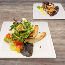 Load image into Gallery viewer, Biodegradable Bagasse Plates - 100pc Combo 8 and 10in Square Plates