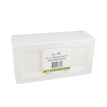 Load image into Gallery viewer, Bagasse Plates Compostable Plates 10x5 Inch White Paper Plates 100pk