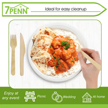 Load image into Gallery viewer, Disposable Wooden Cutlery Set - 200pc Ecological Cutlery Combo Pack