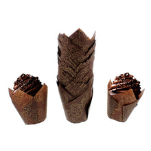 Load image into Gallery viewer, Cupcake Papers Tulip Baking Cups Tulip Cupcake Liners 100ct, Swirls