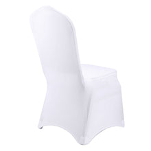Load image into Gallery viewer, White Chair Covers – 100 Pack Banquet Chair Covers Polyester & Spandex