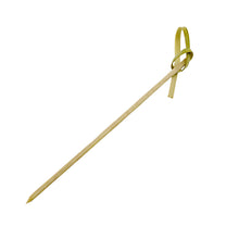 Load image into Gallery viewer, Bamboo Knotted Picks - 3.9IN Bamboo Martini Skewers Toothpicks, 1000pc