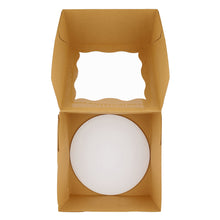 Load image into Gallery viewer, Spec101 Square Cake Boxes with Window - 15pk Kraft Brown Cake Boxes