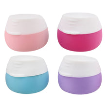 Load image into Gallery viewer, Travel Cream Container Jars 4pc Silicone Cosmetic Containers With Lids