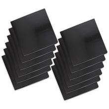 Load image into Gallery viewer, Square Cake Boards Bulk 12pk - 12 Inch Cake Drum Black Pleated Edge