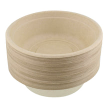 Load image into Gallery viewer, Sugarcane Bowls – Disposable Bowls Biodegradable Bowls 34-Ounce 50pk