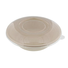 Load image into Gallery viewer, Sugarcane Bowls & Lids, Disposable Bowls Biodegradable Bowls 34oz 50pk
