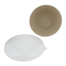 Load image into Gallery viewer, Sugarcane Bowls & Lids, Disposable Bowls Biodegradable Bowls 34oz 50pk