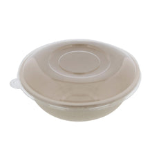 Load image into Gallery viewer, Sugarcane Paper Disposable Bowls with Lids 50pk 28oz Disposable Bowls