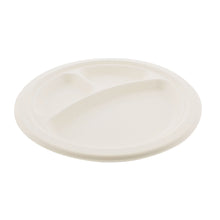 Load image into Gallery viewer, Biodegradable Bagasse Plates - 10in Sugarcane Dinner Plates, 125pk
