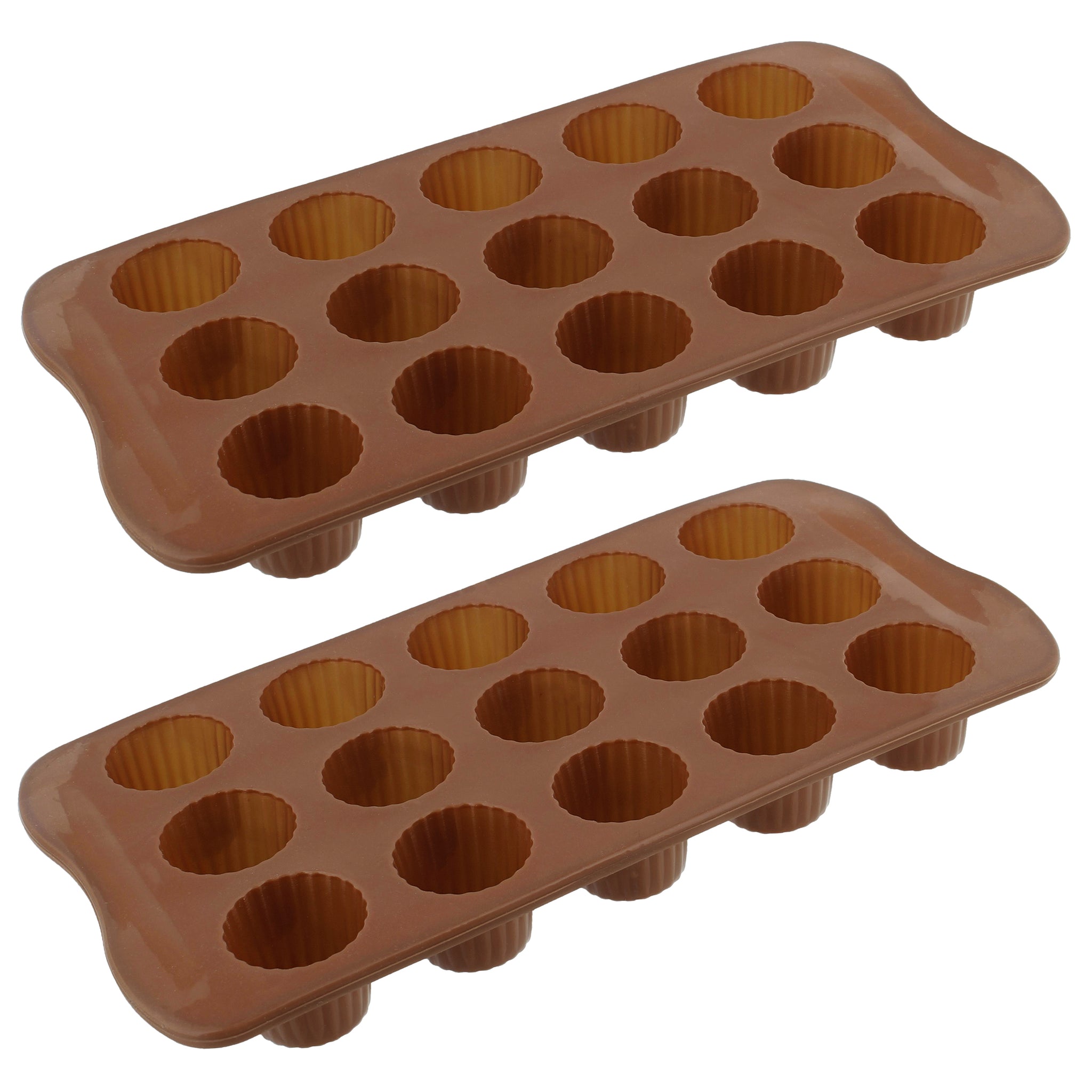 Silicone Mold Tray, 2pk - 15 Cavity Small Peanut Butter Cup Mold Trays –  Spec101
